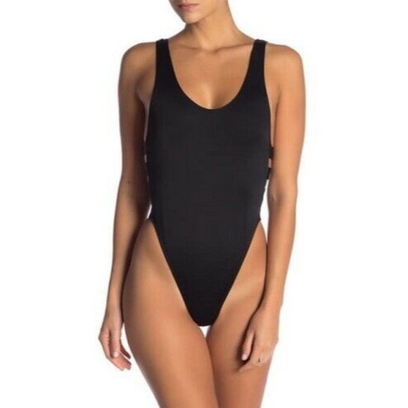 The Bikini Lab Other - The Bikini Lab NWOT Black Side Strap One-Piece